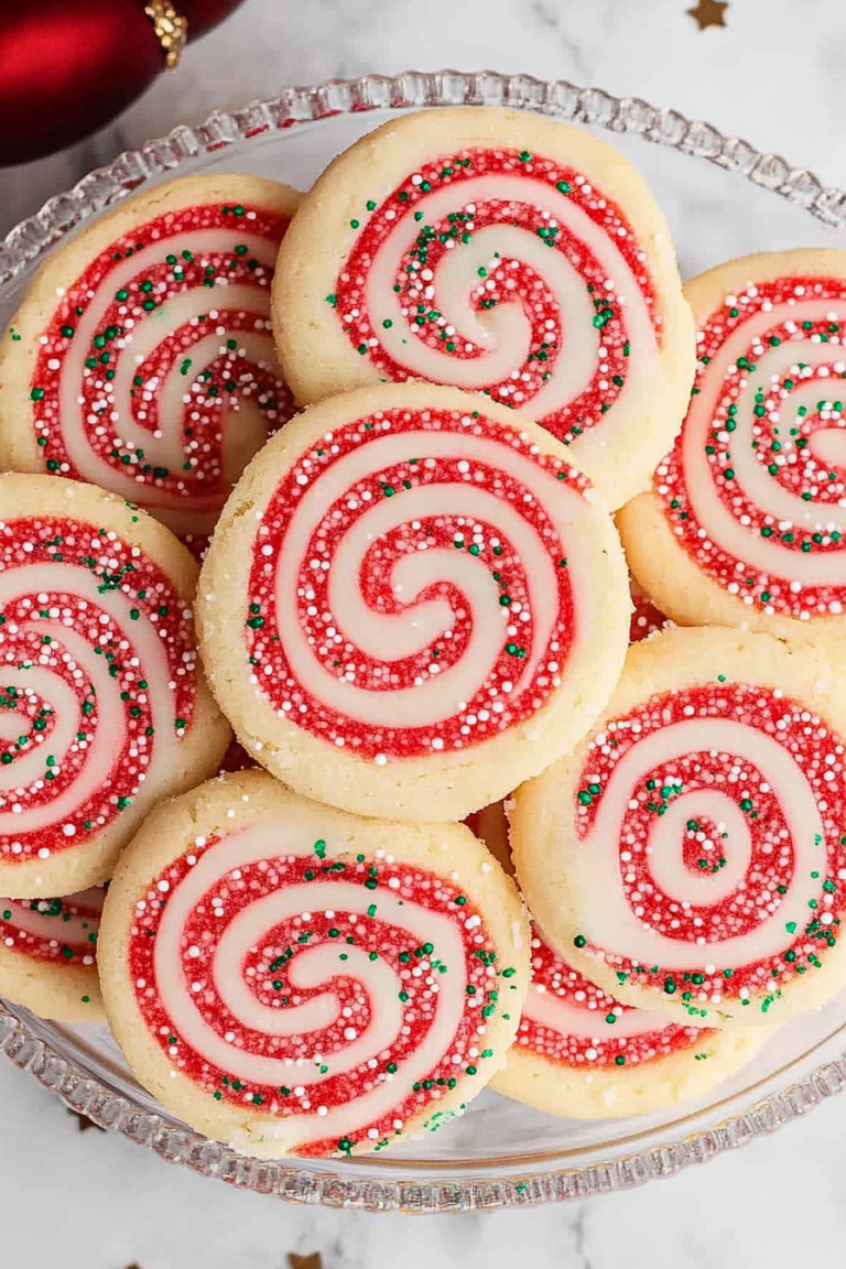 Christmas pinwheel cookies