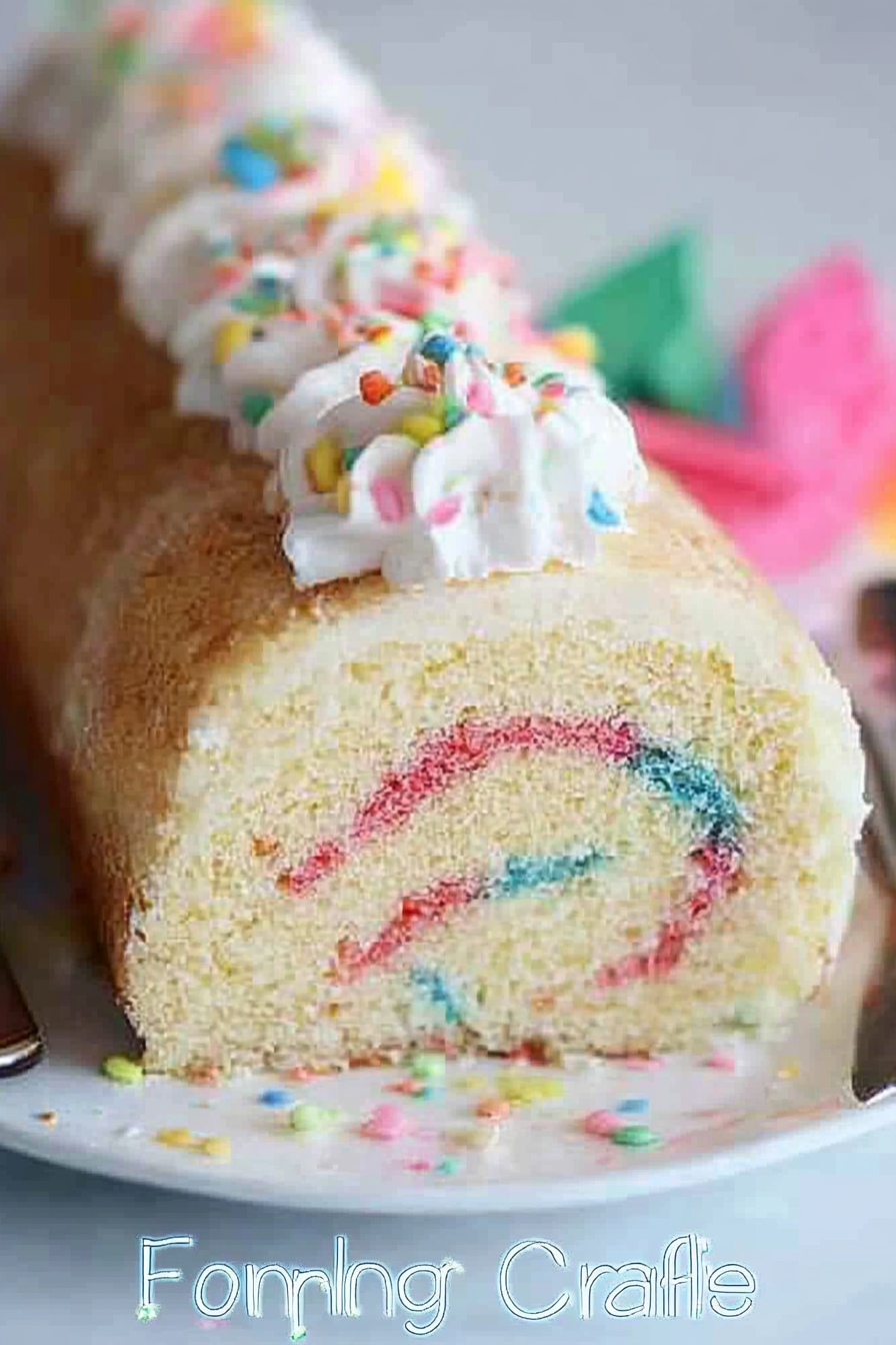 Funfetti cake roll