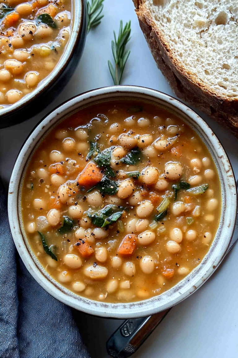 Greek white bean soup