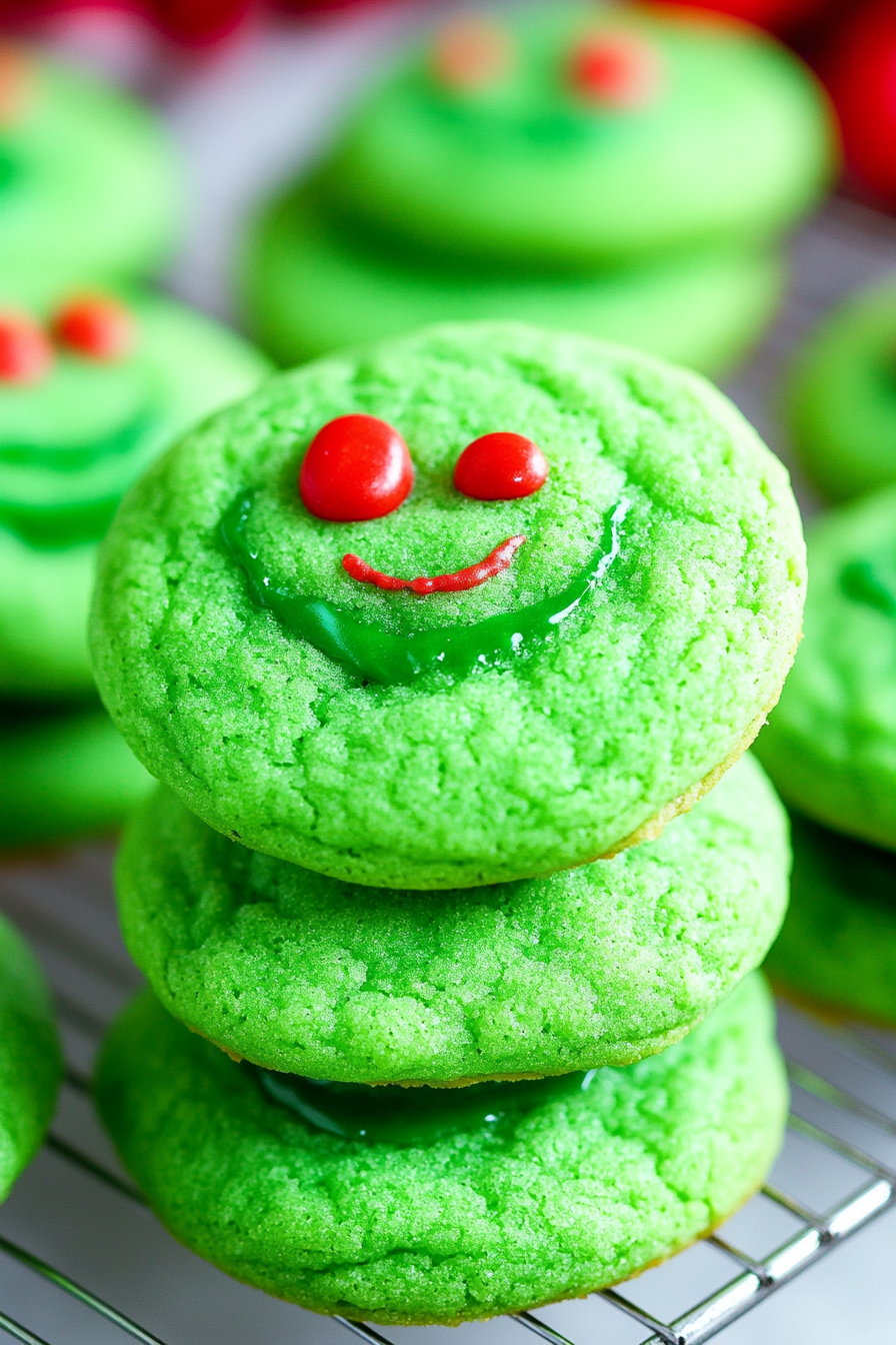 Grinch cookies recipe