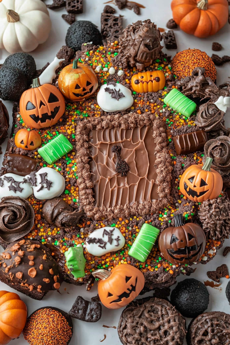 Halloween dessert board