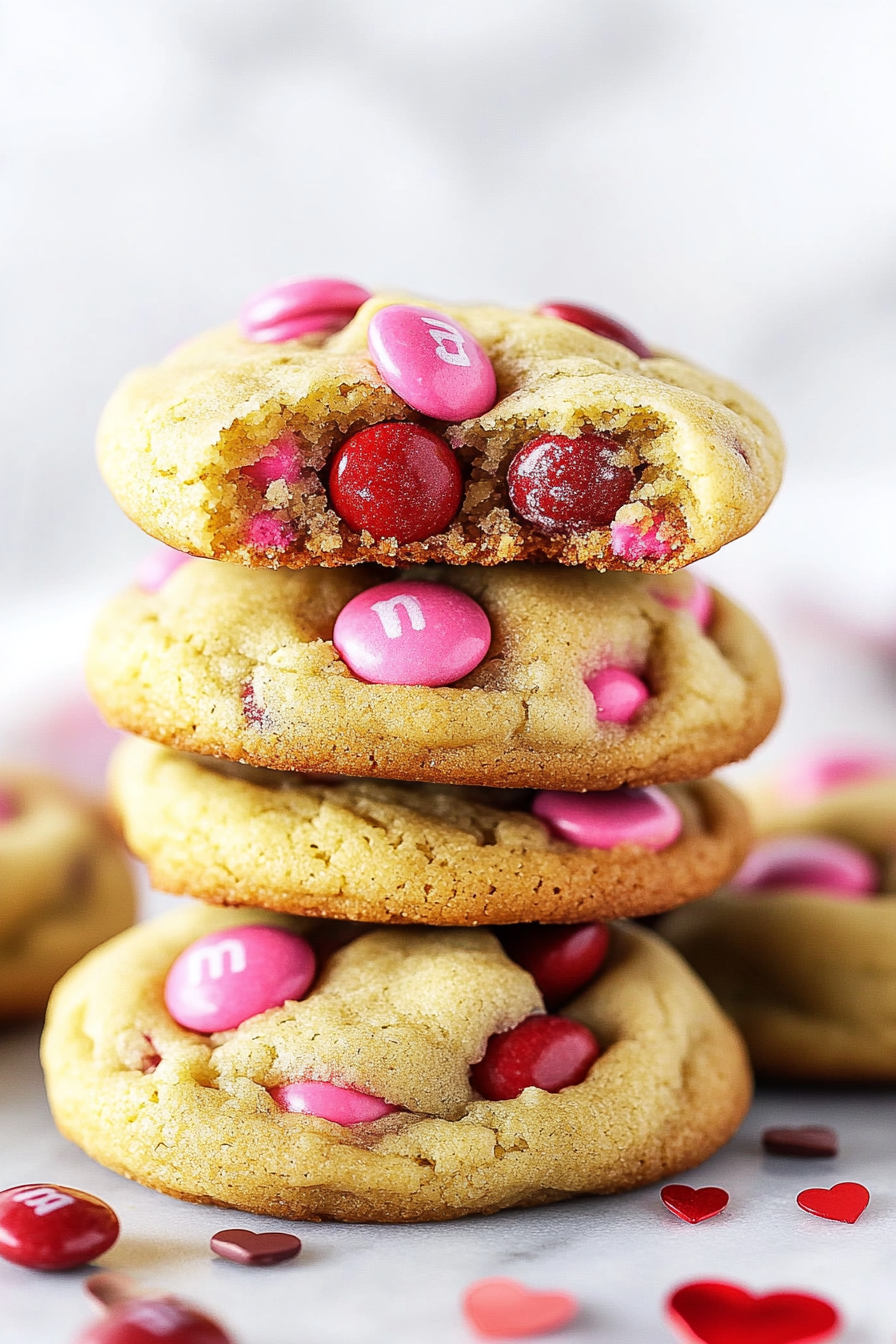 M&M Cookies Valentine's