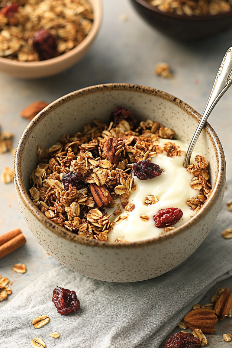 autumn spice granola