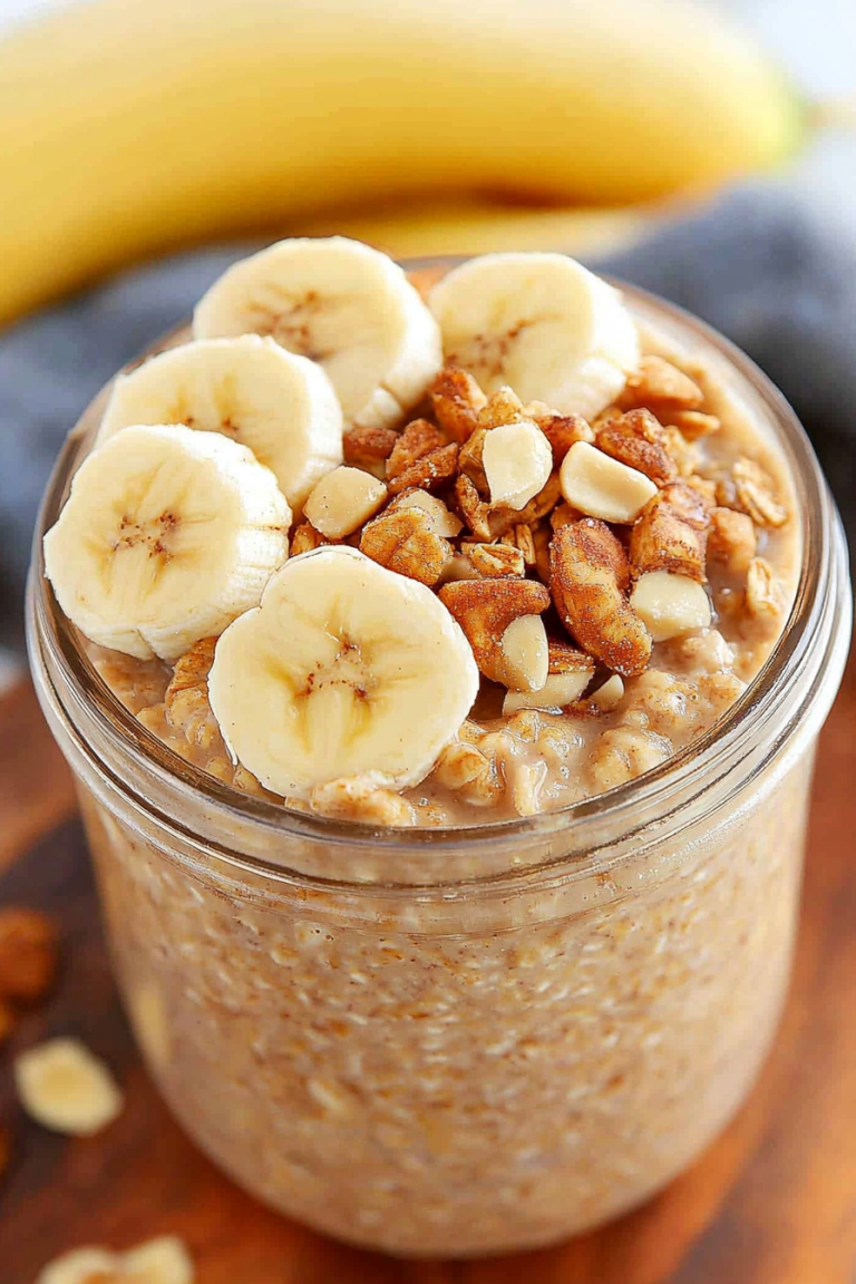 banana bread overnight oats