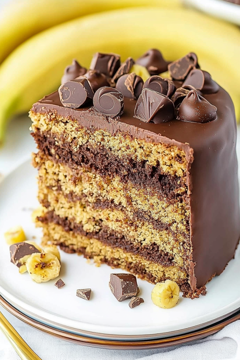 banana chocolate cake