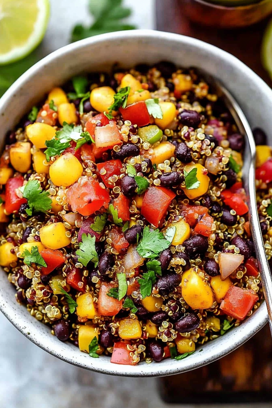black bean quinoa southwest