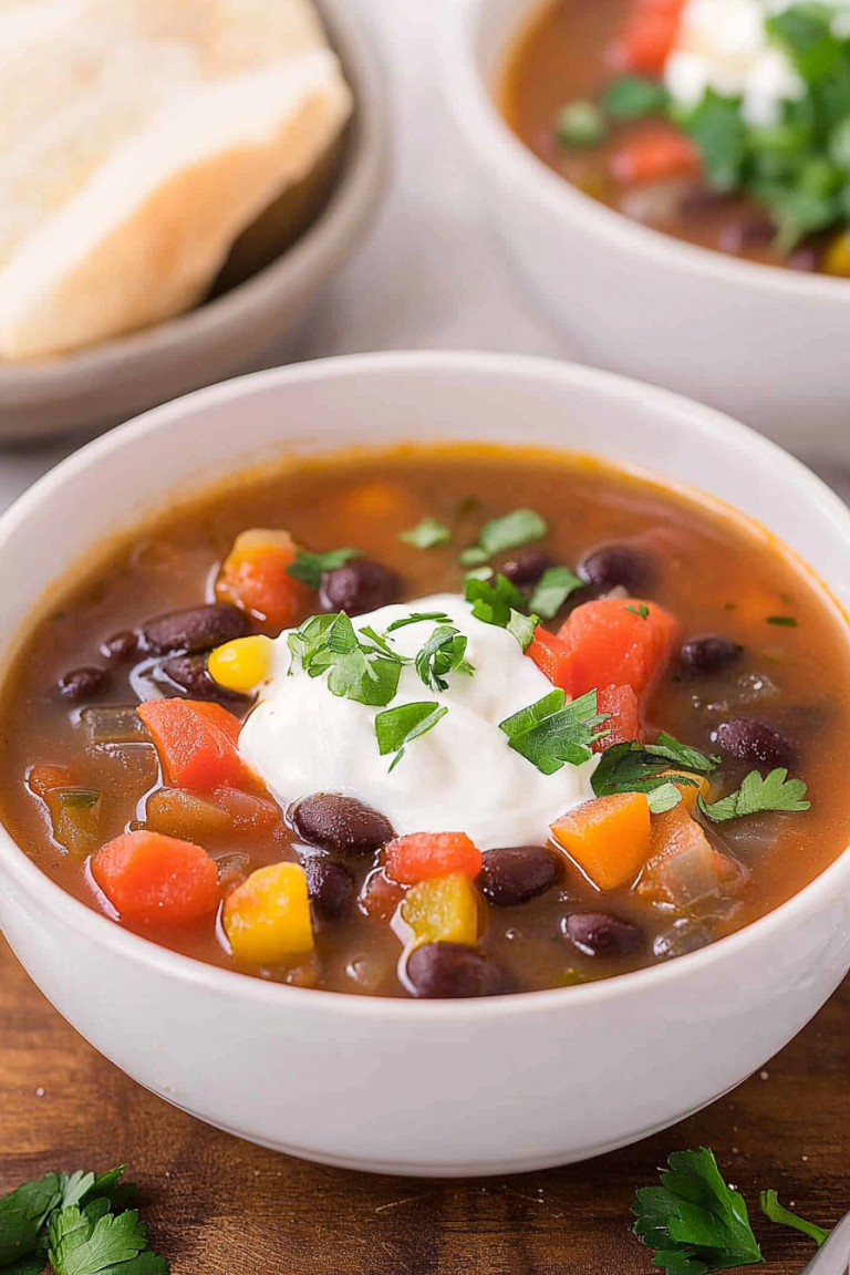 black bean soup recipe