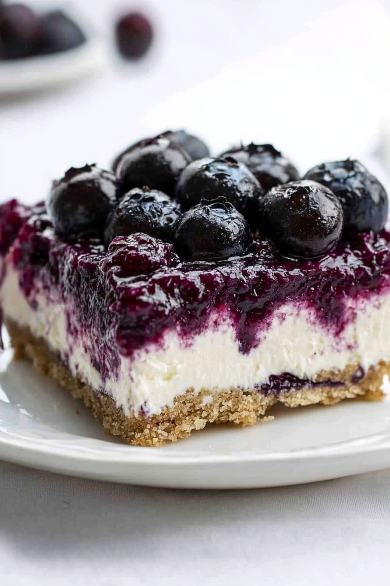 blueberry cheesecake bars