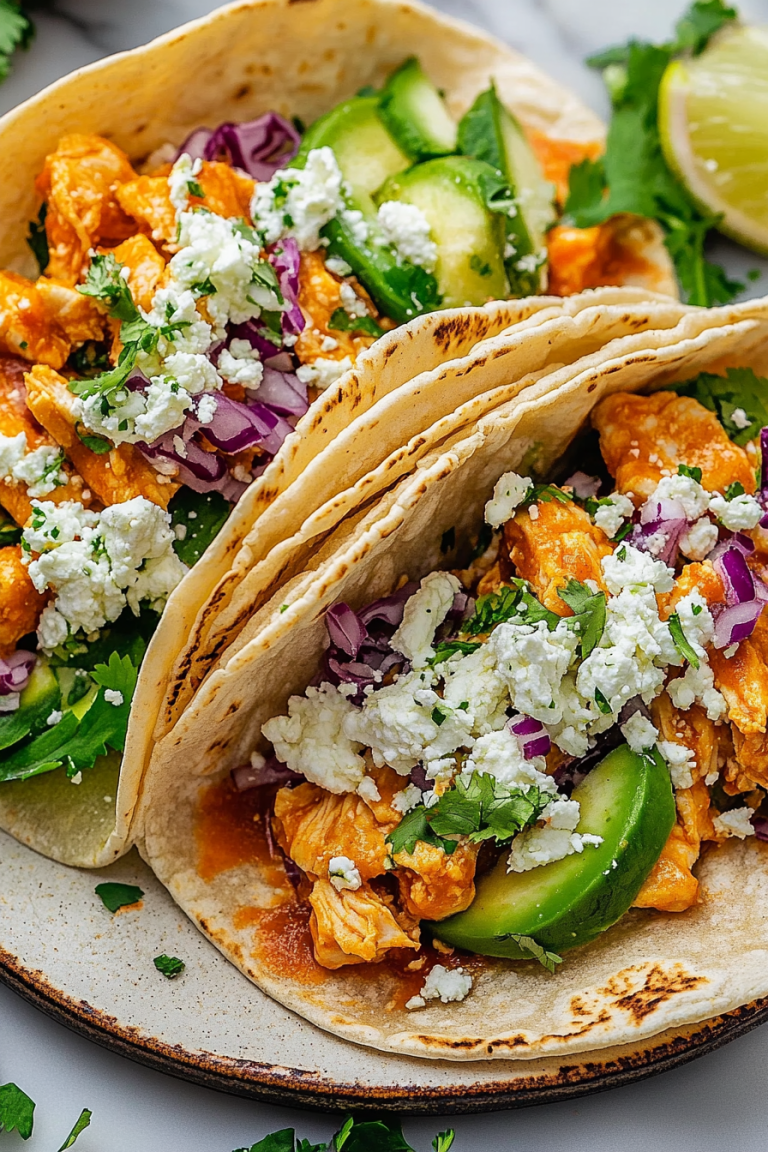 buffalo chicken tacos