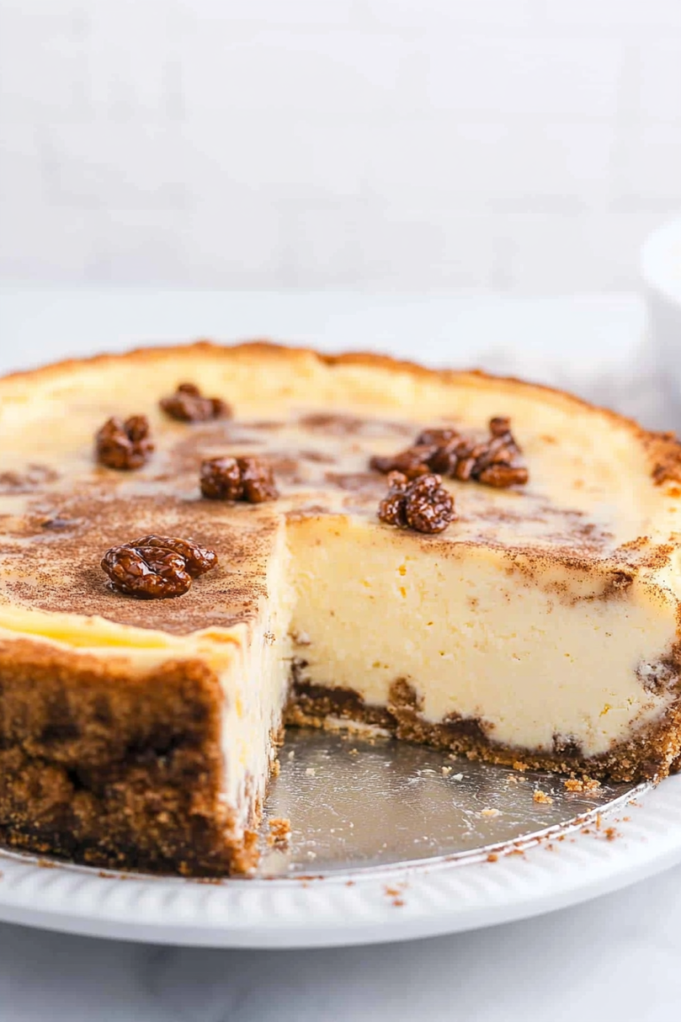 cinnamon swirl cheesecake