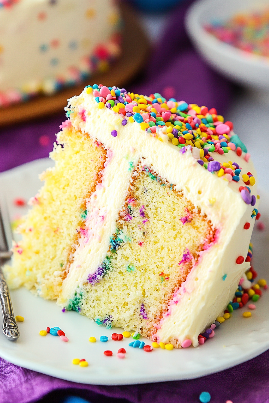 confetti millionaire cake