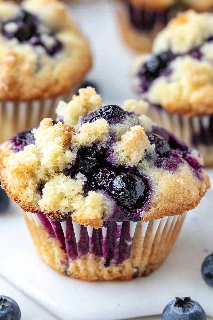 double blueberry muffins