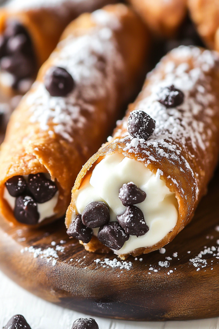 easy homemade cannoli