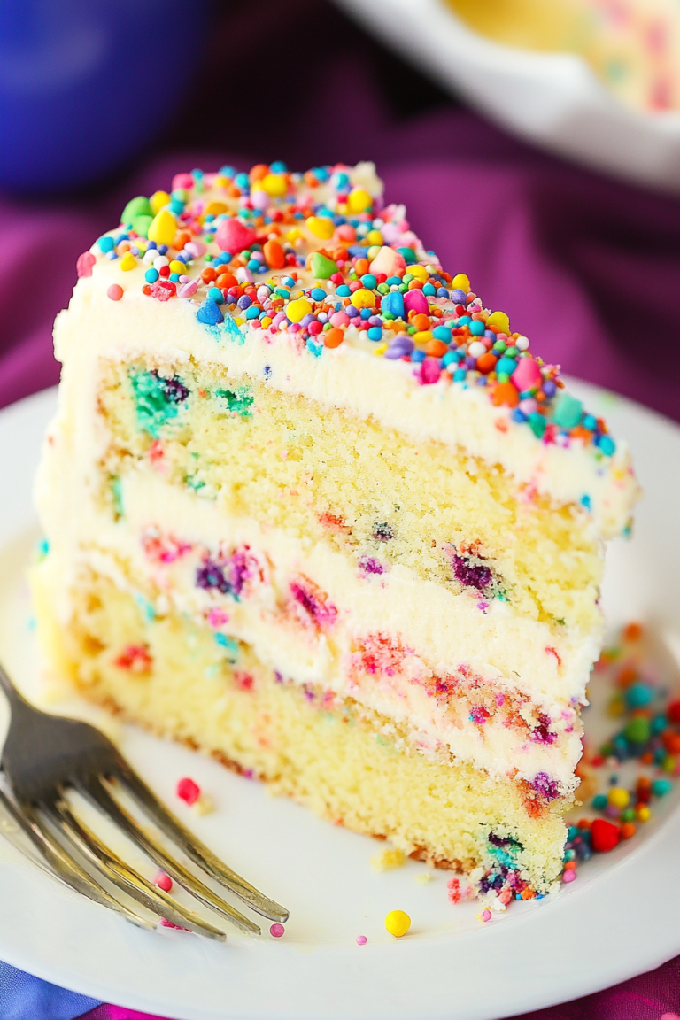 funfetti millionaire cake