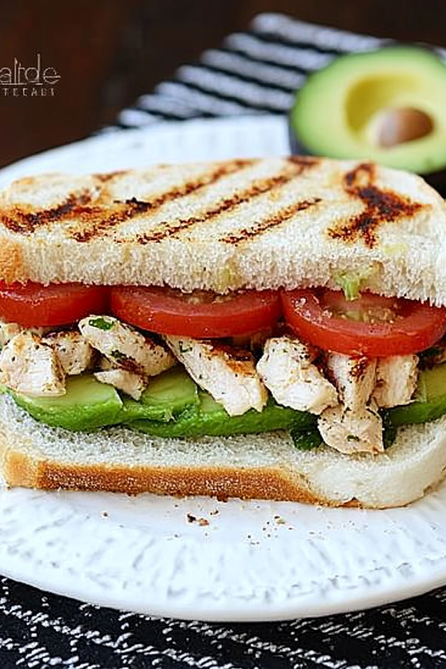 grilled chicken sandwich avocado