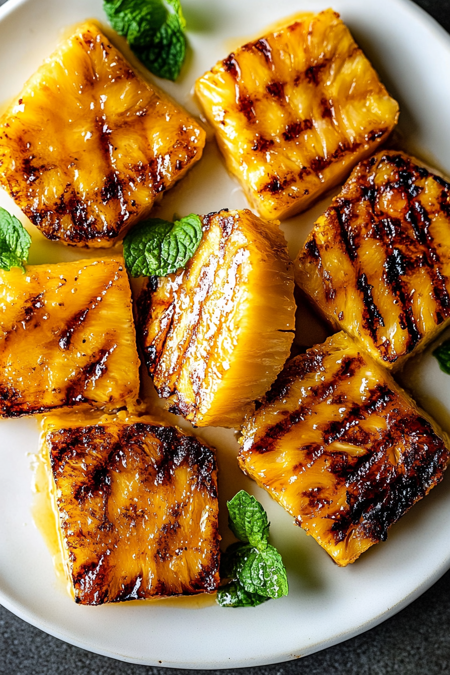 grilled pineapple dessert