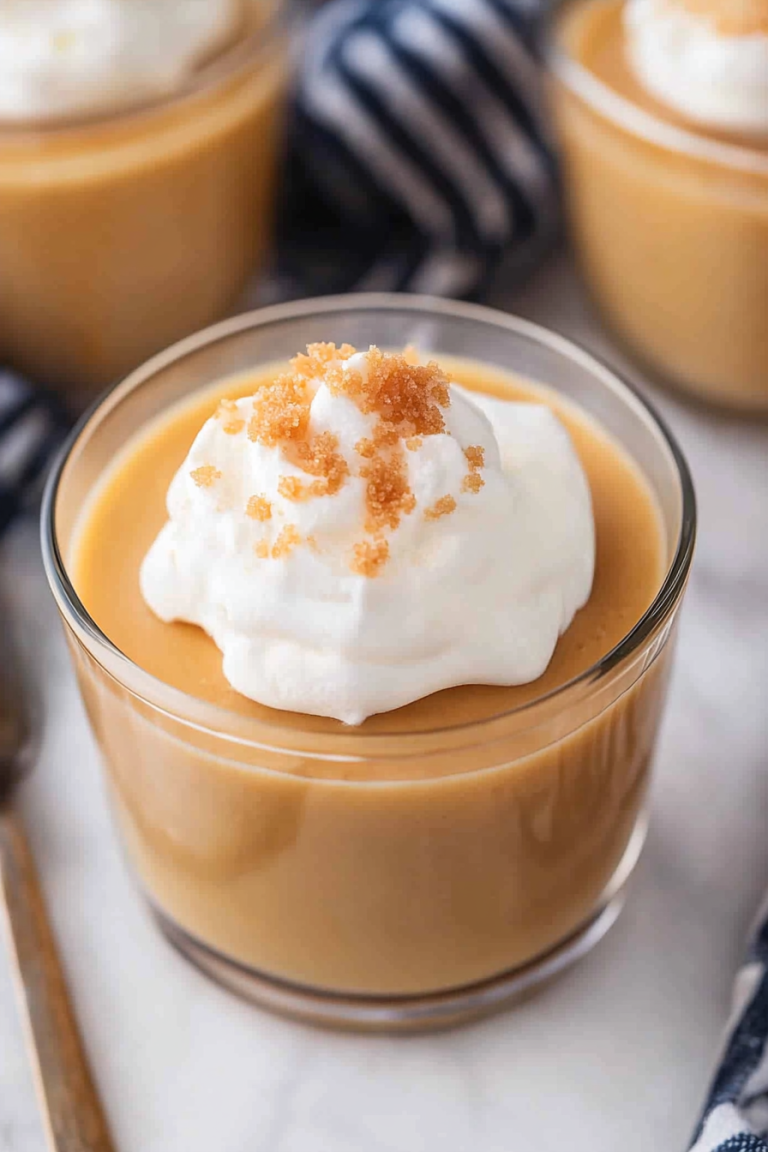 homemade butterscotch pudding
