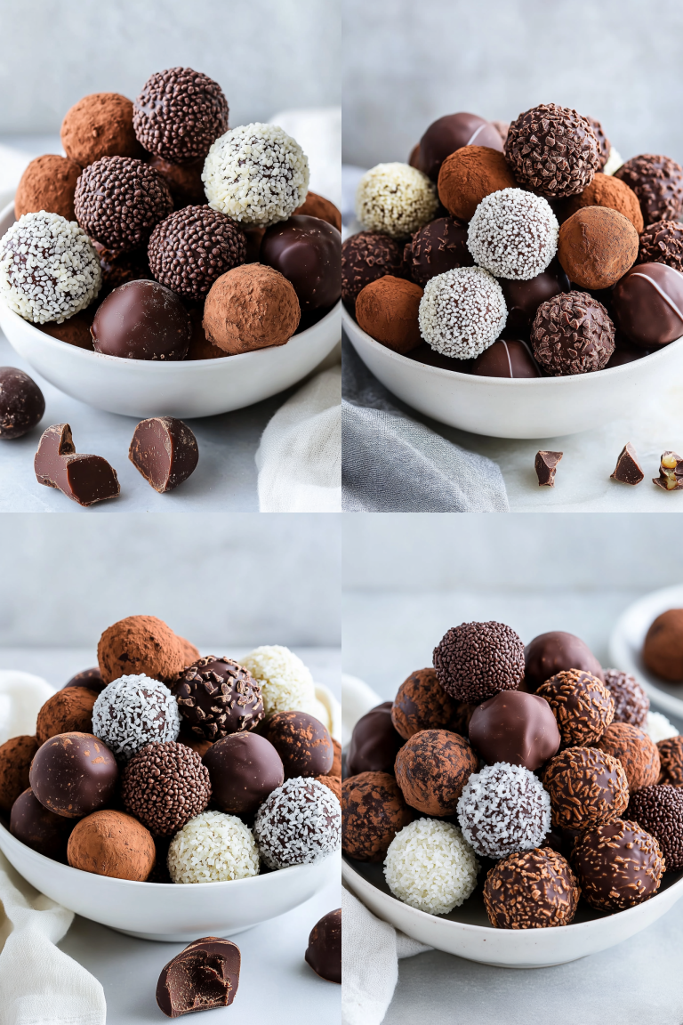 homemade chocolate truffles