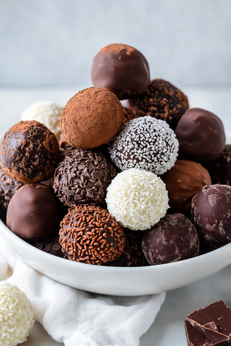 homemade chocolate truffles