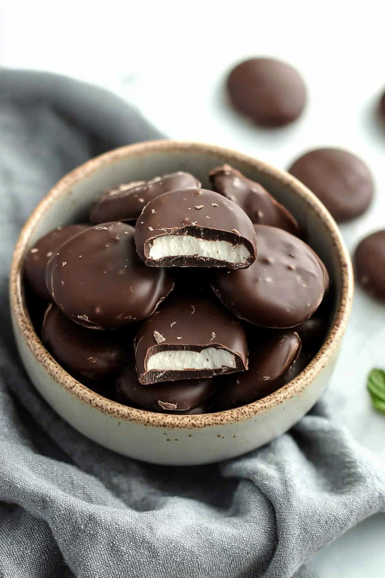 homemade mint chocolate