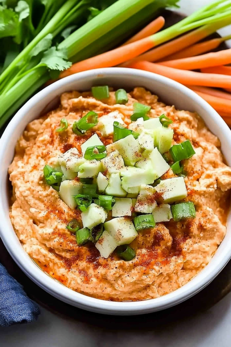 lighter buffalo chicken dip