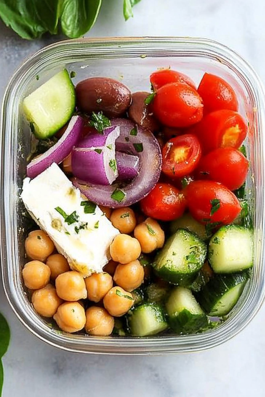 mediterranean chickpea salad