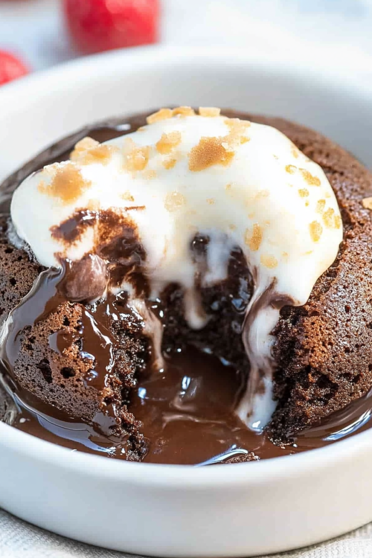 molten chocolate lava cakes