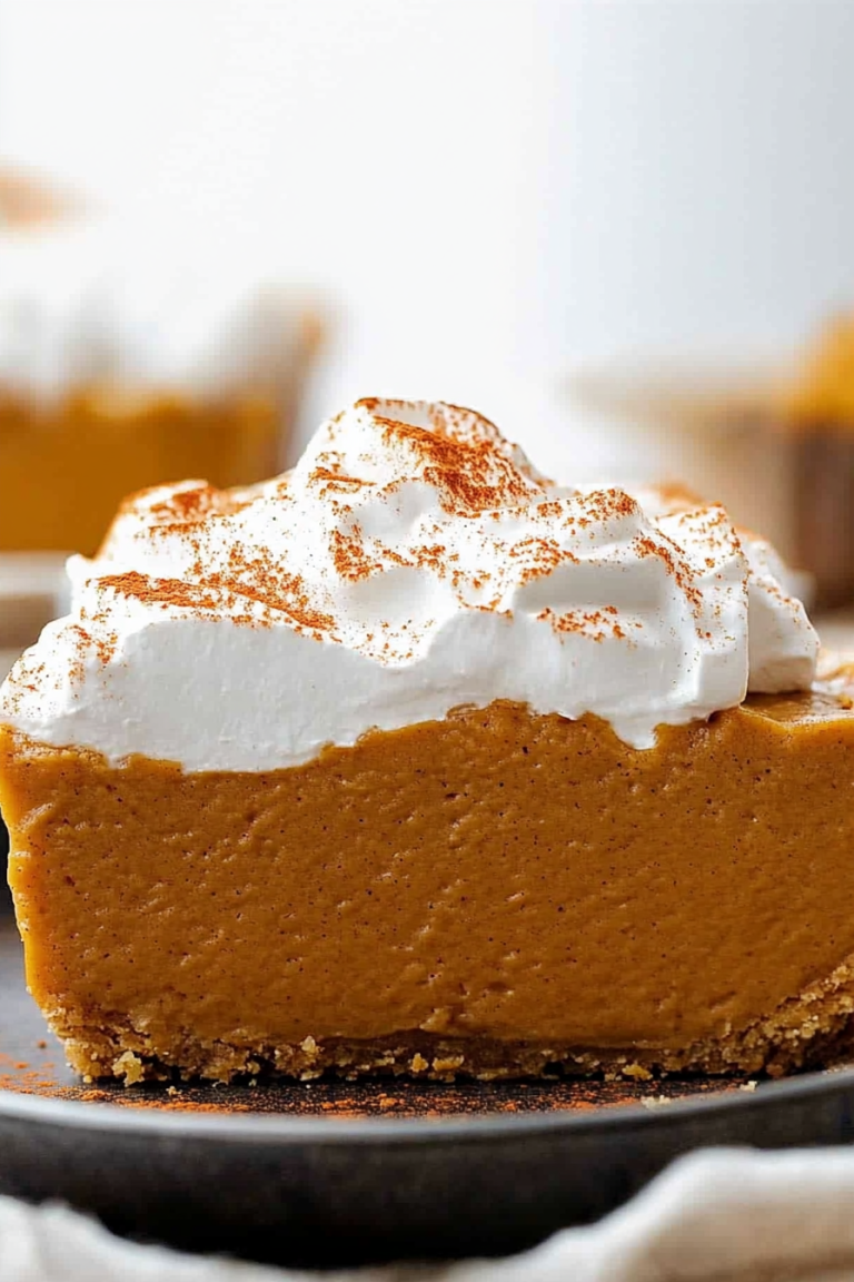 no bake pumpkin pie