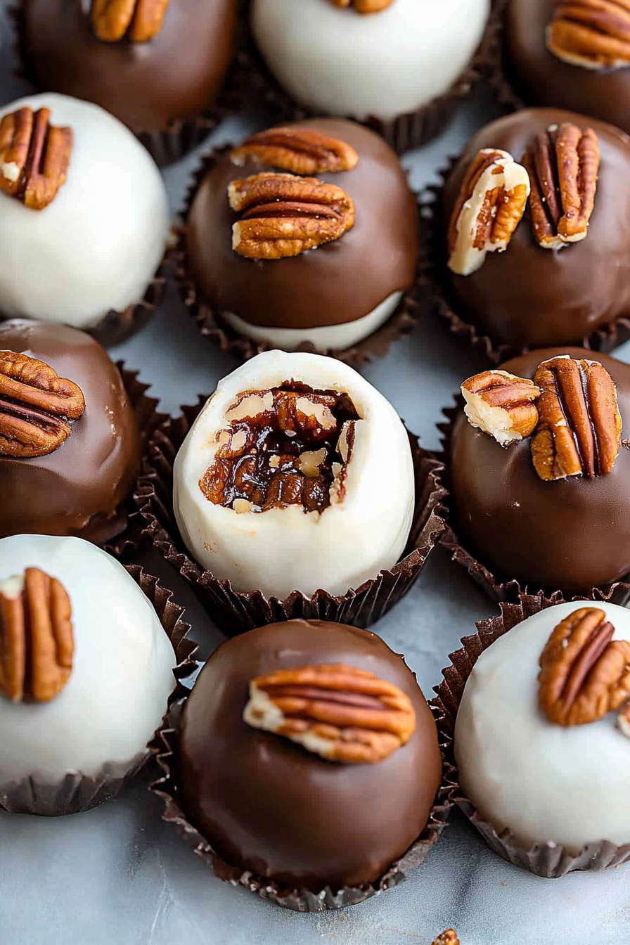pecan pie truffles