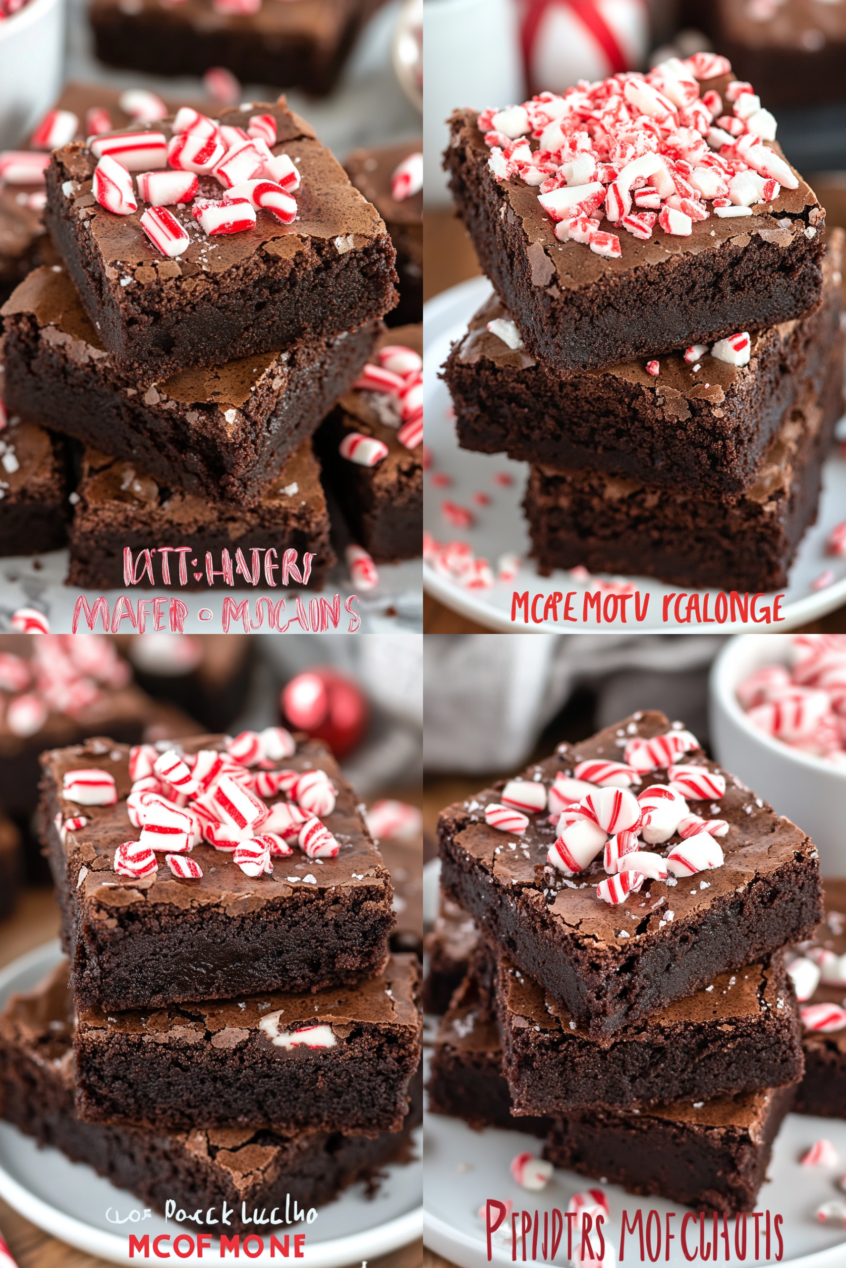 peppermint mocha brownies
