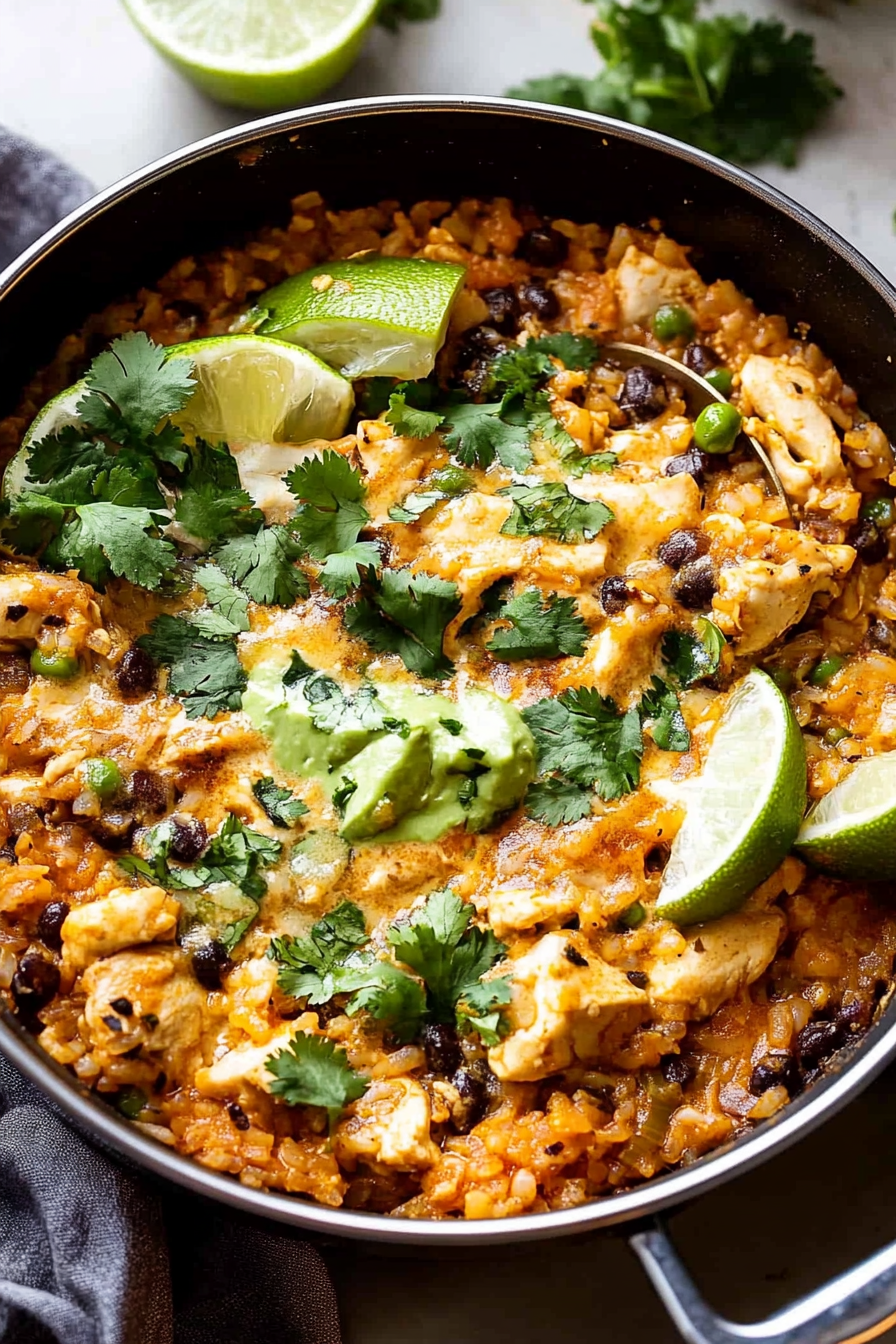 salsa verde chicken rice