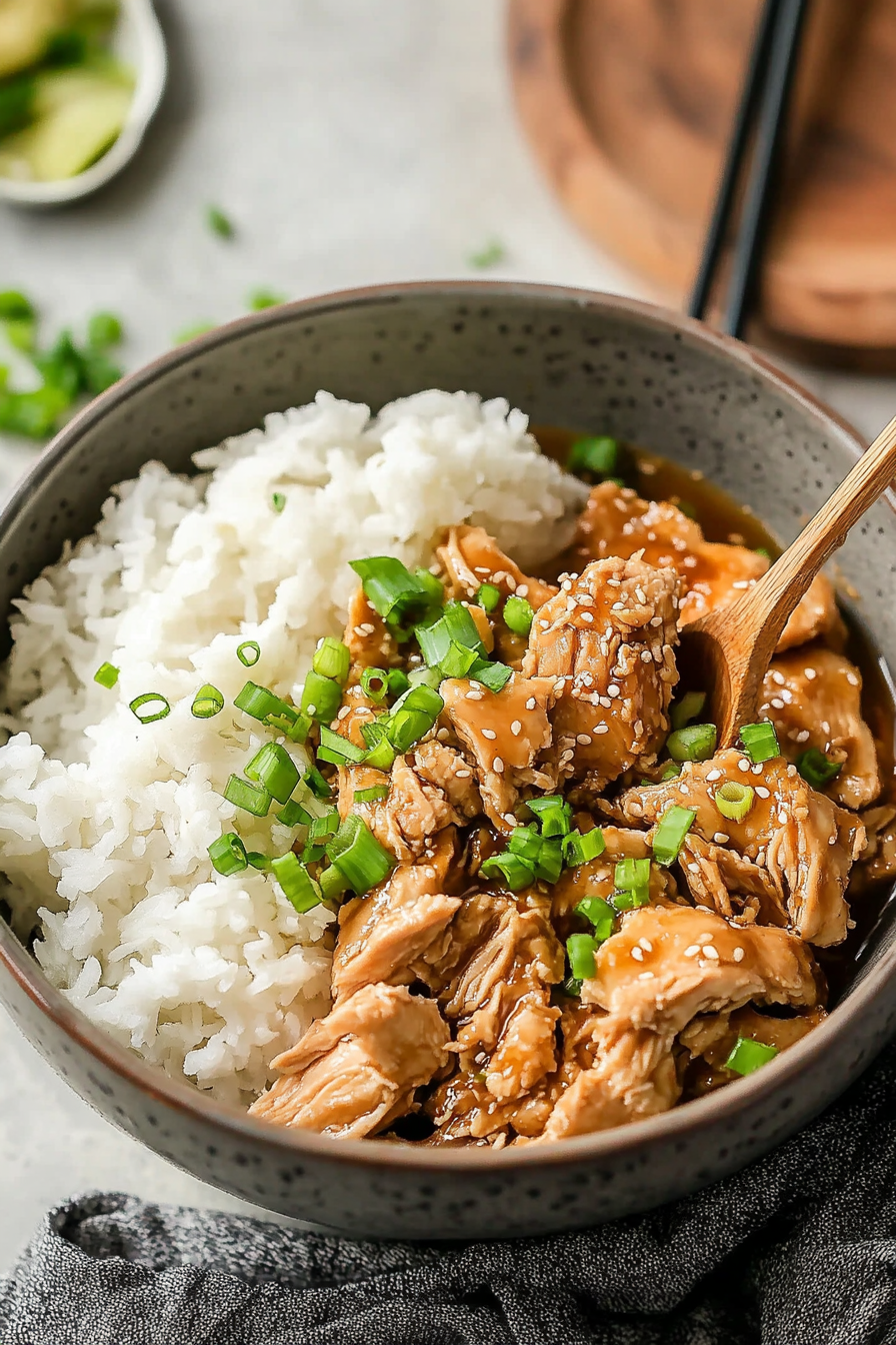 slow cooker honey sesame chicken