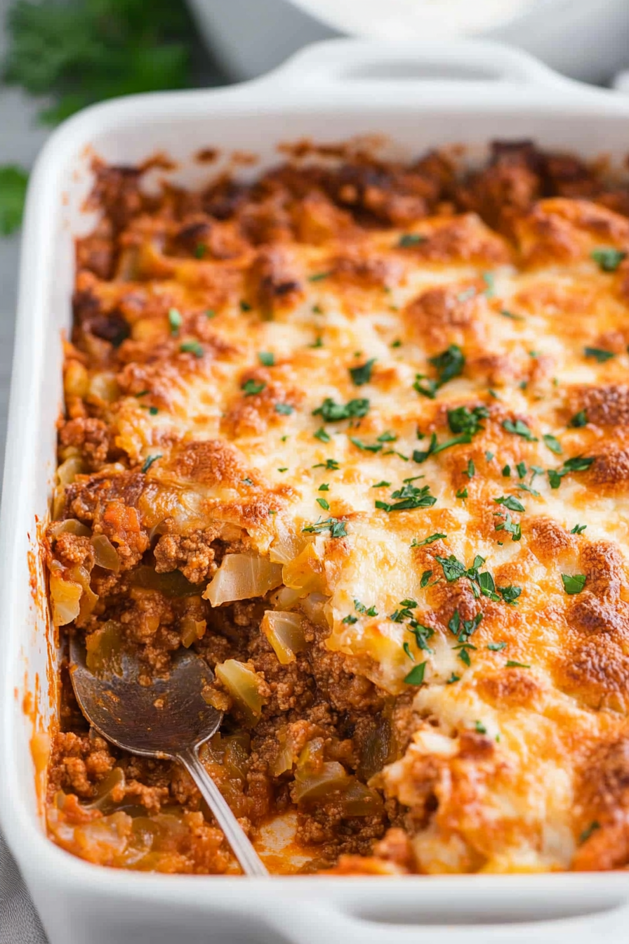 stuffed cabbage bake