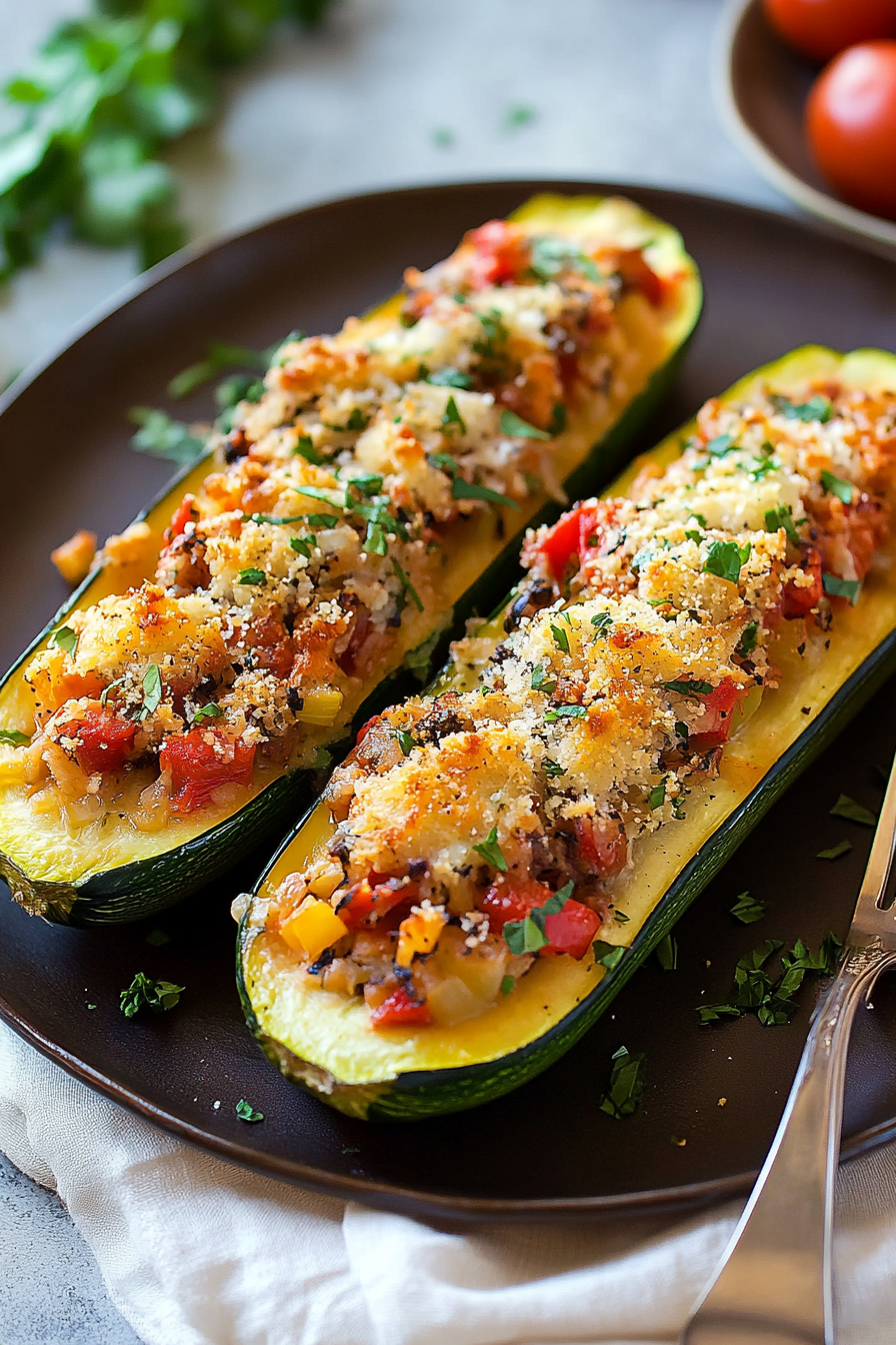 stuffed zucchini