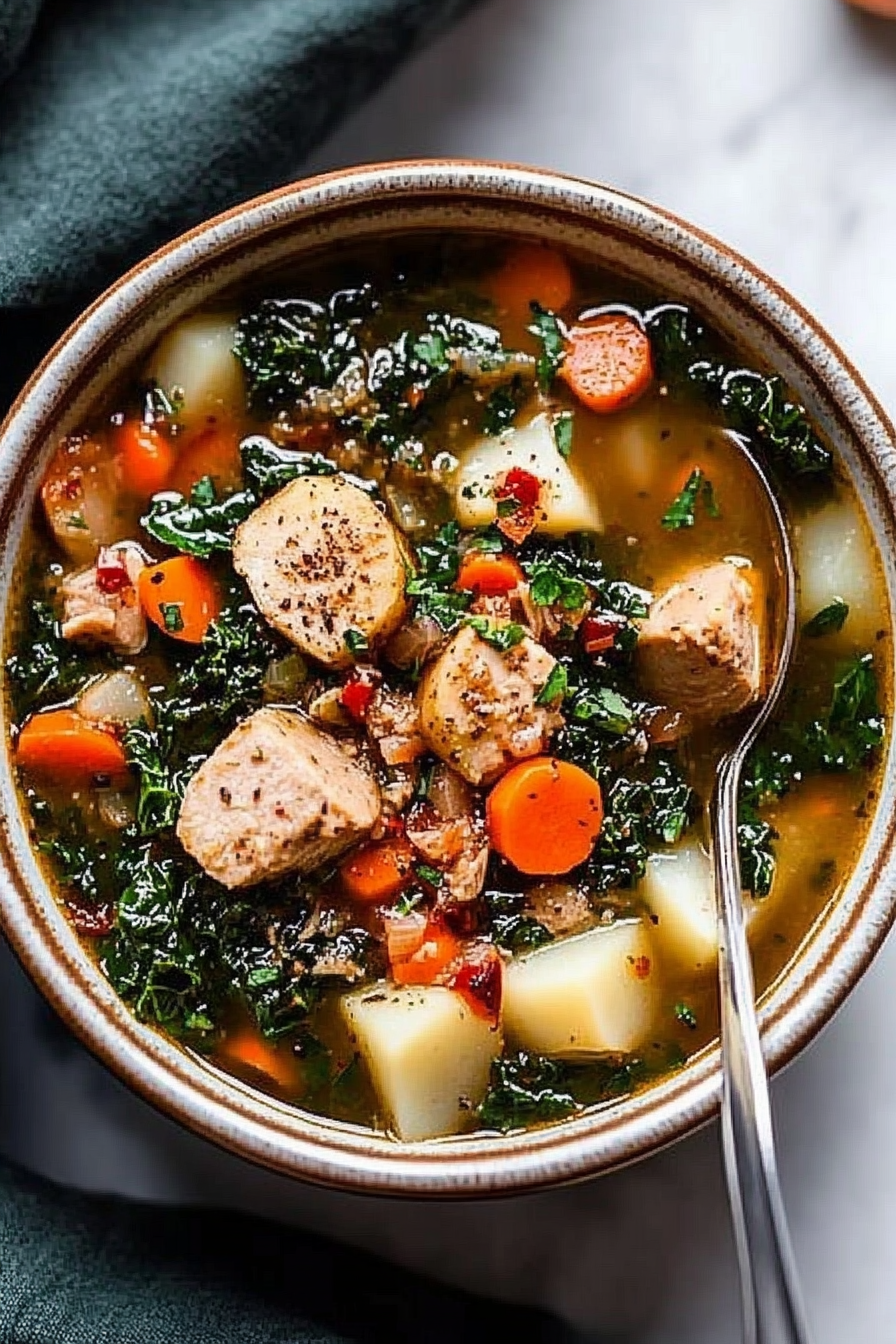 turkey kale potato stew
