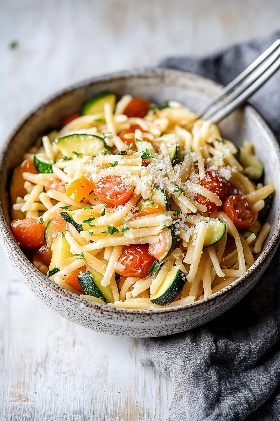 zucchini tomato pasta