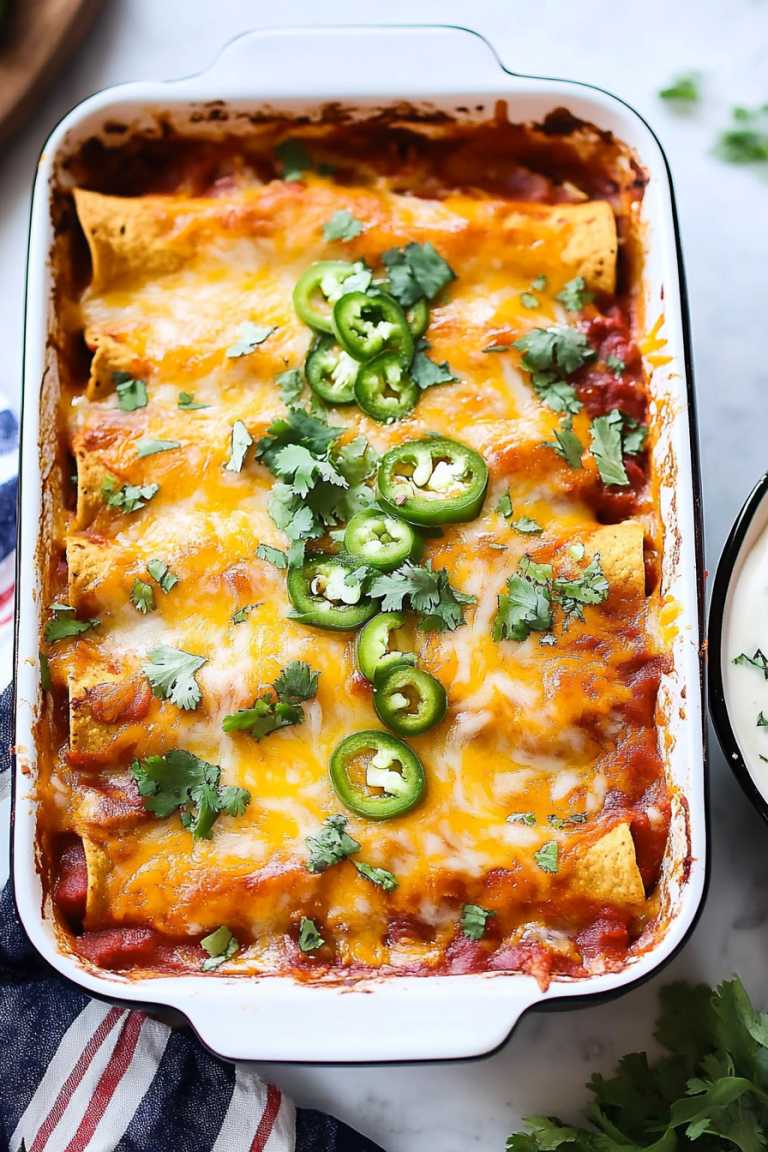 chicken enchilada bake