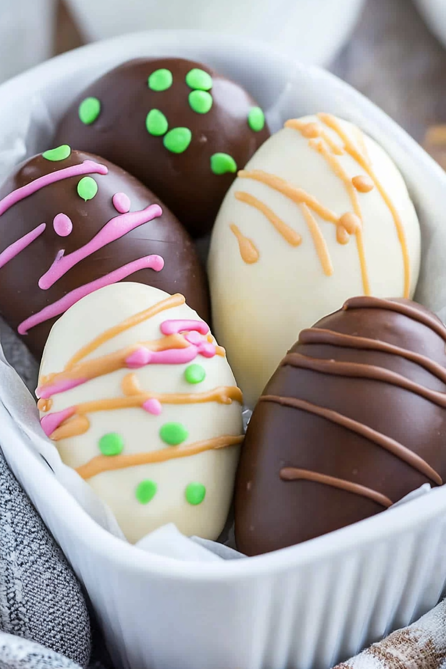 homemade peanut butter eggs