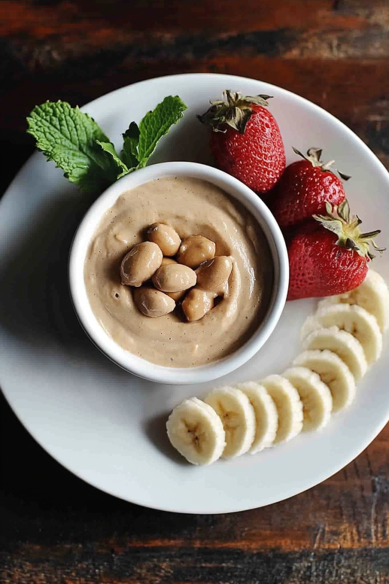 peanut banana dip