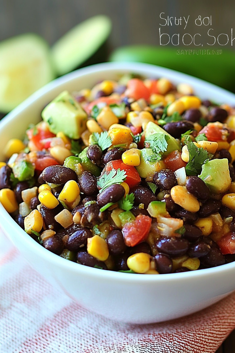 southwestern black bean salad