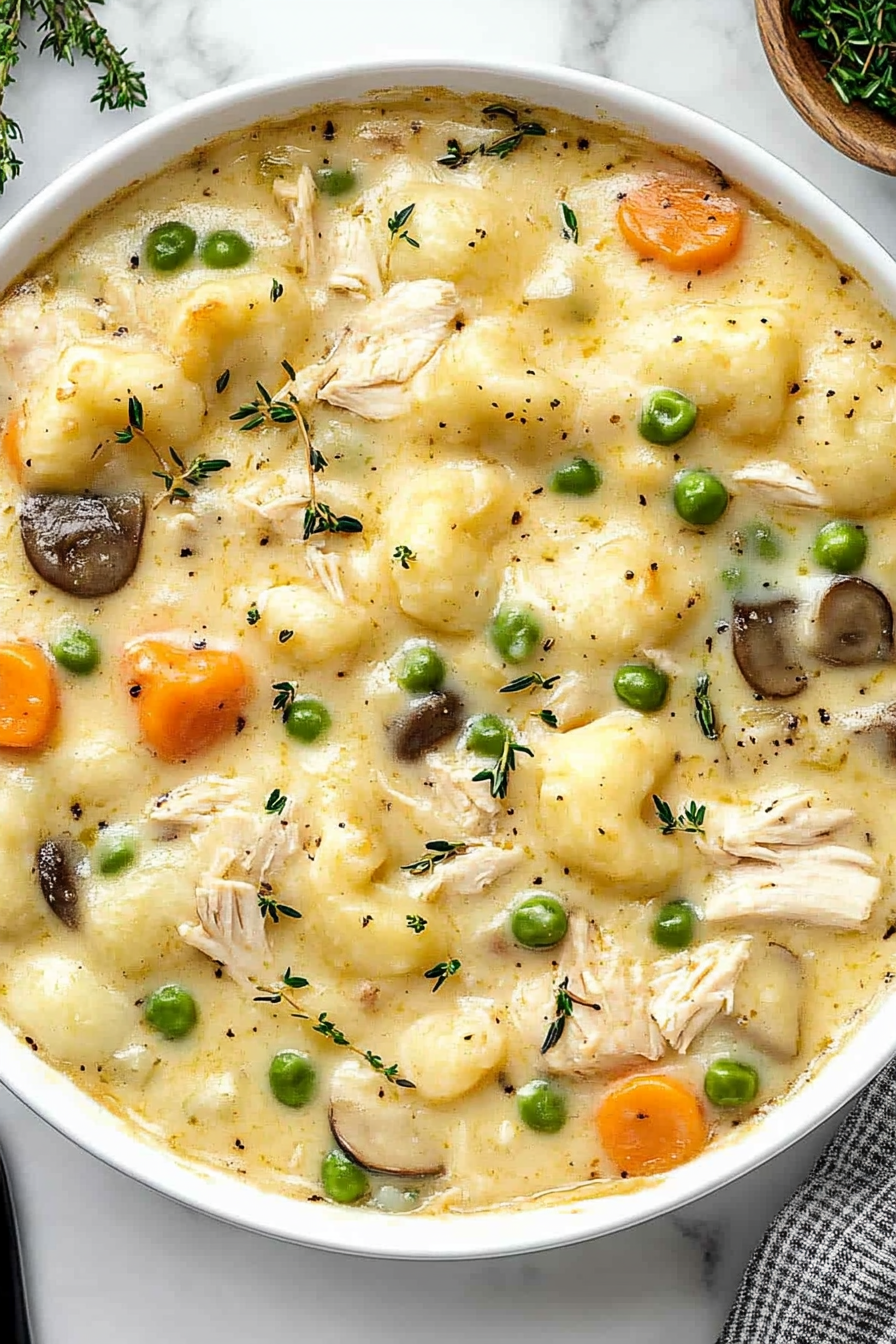 Chicken Gnocchi Pot Pie
