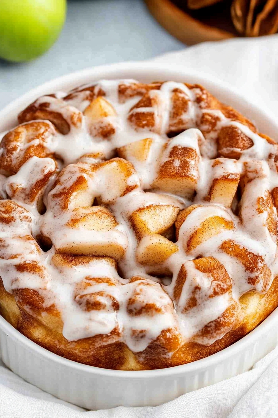 apple fritter cinnamon roll