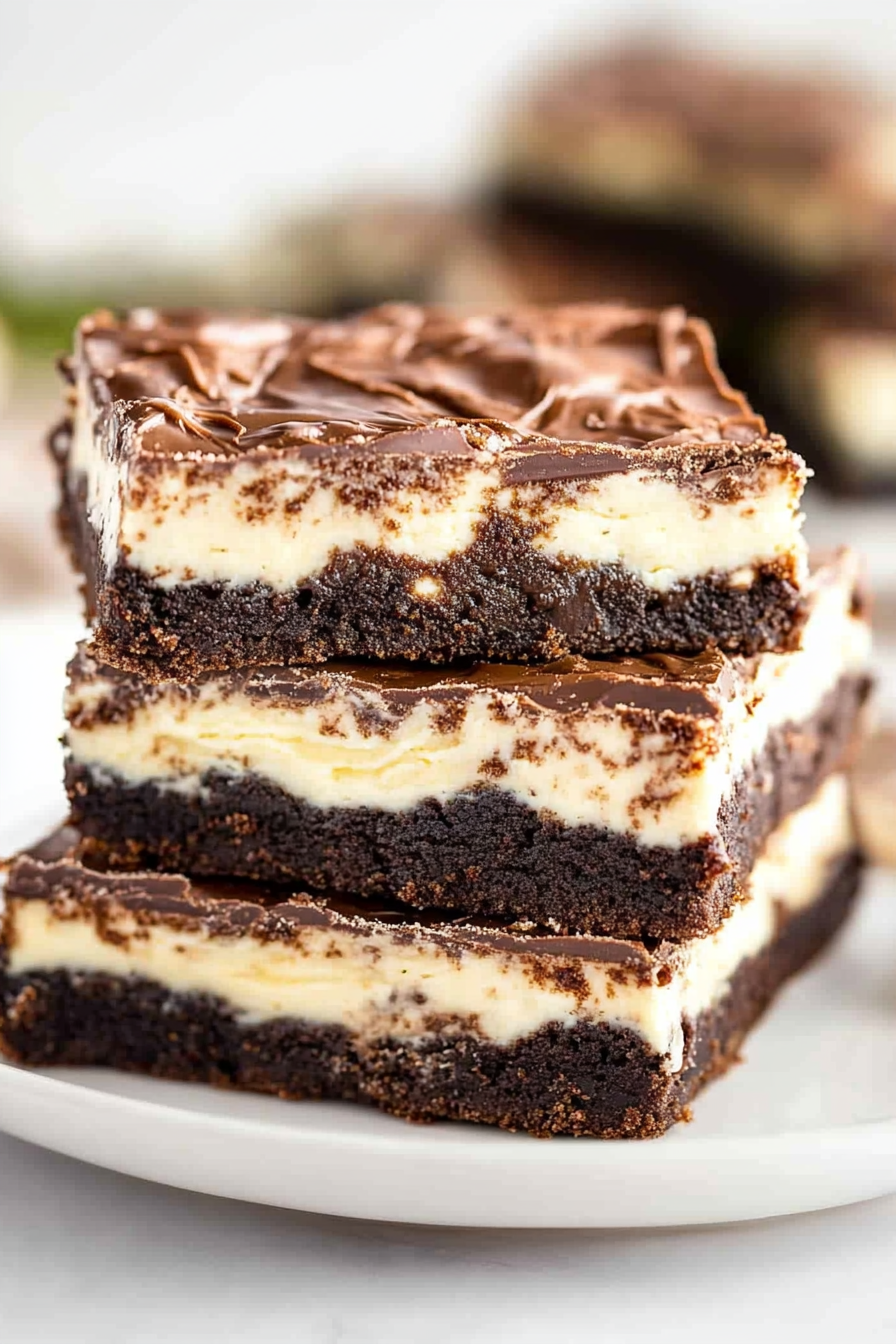brownie cheesecake bars