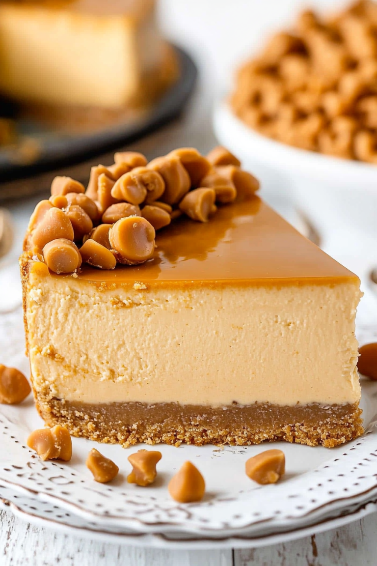 butterscotch cheesecake
