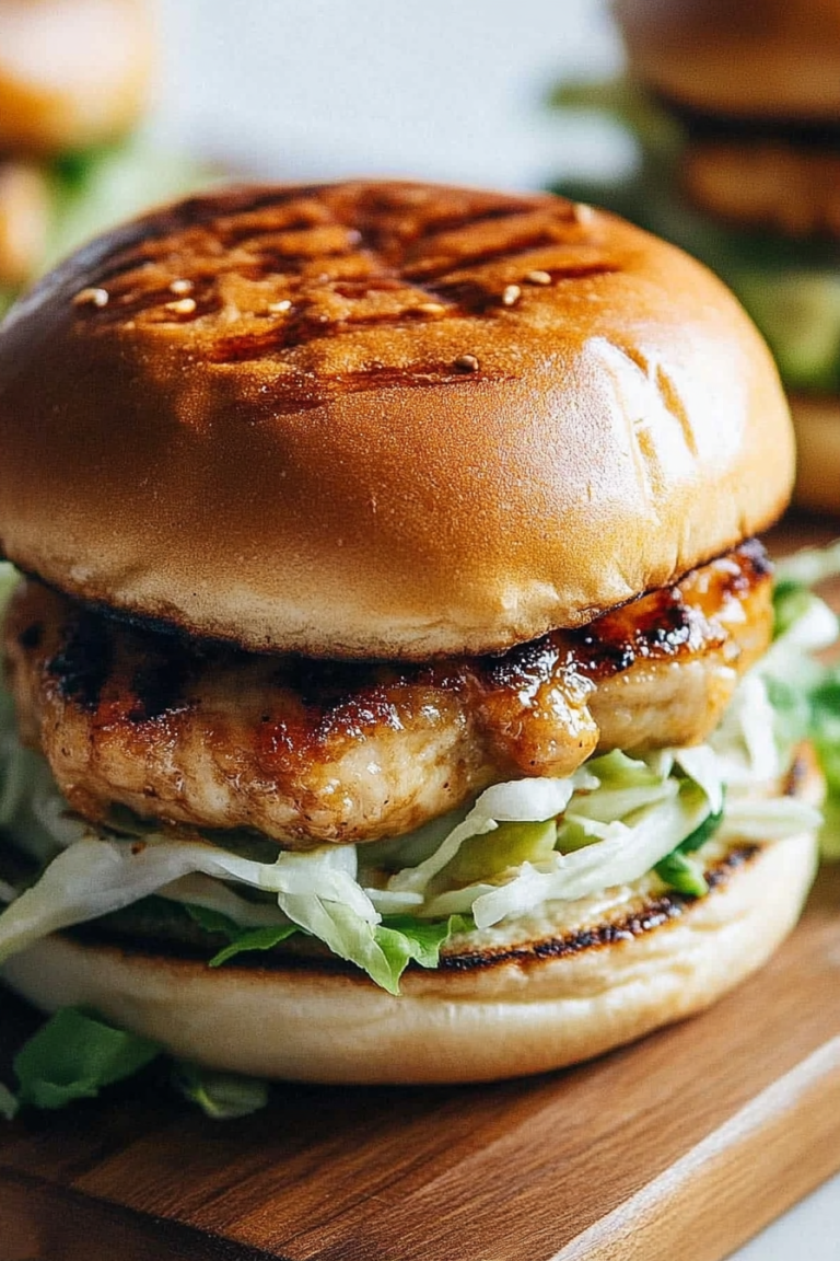 chicken teriyaki burgers