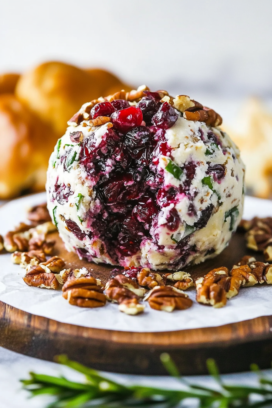 cranberry pecan cheeseball