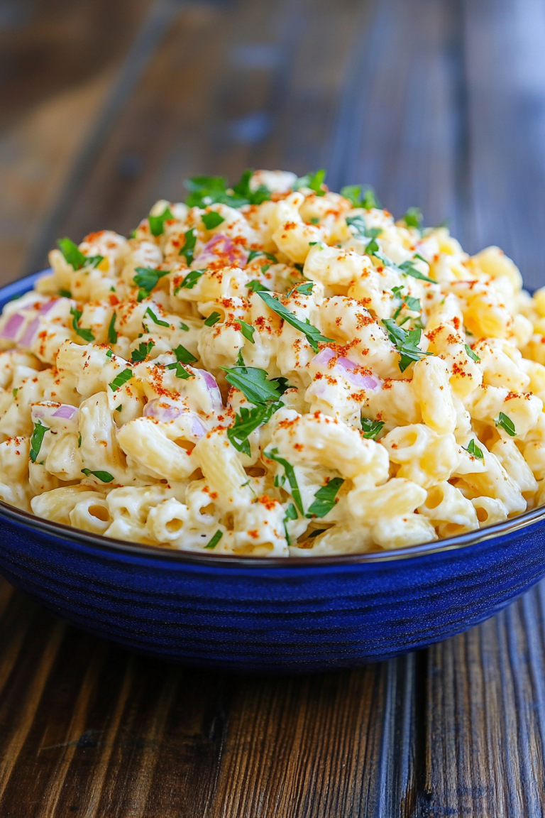 deviled egg pasta salad