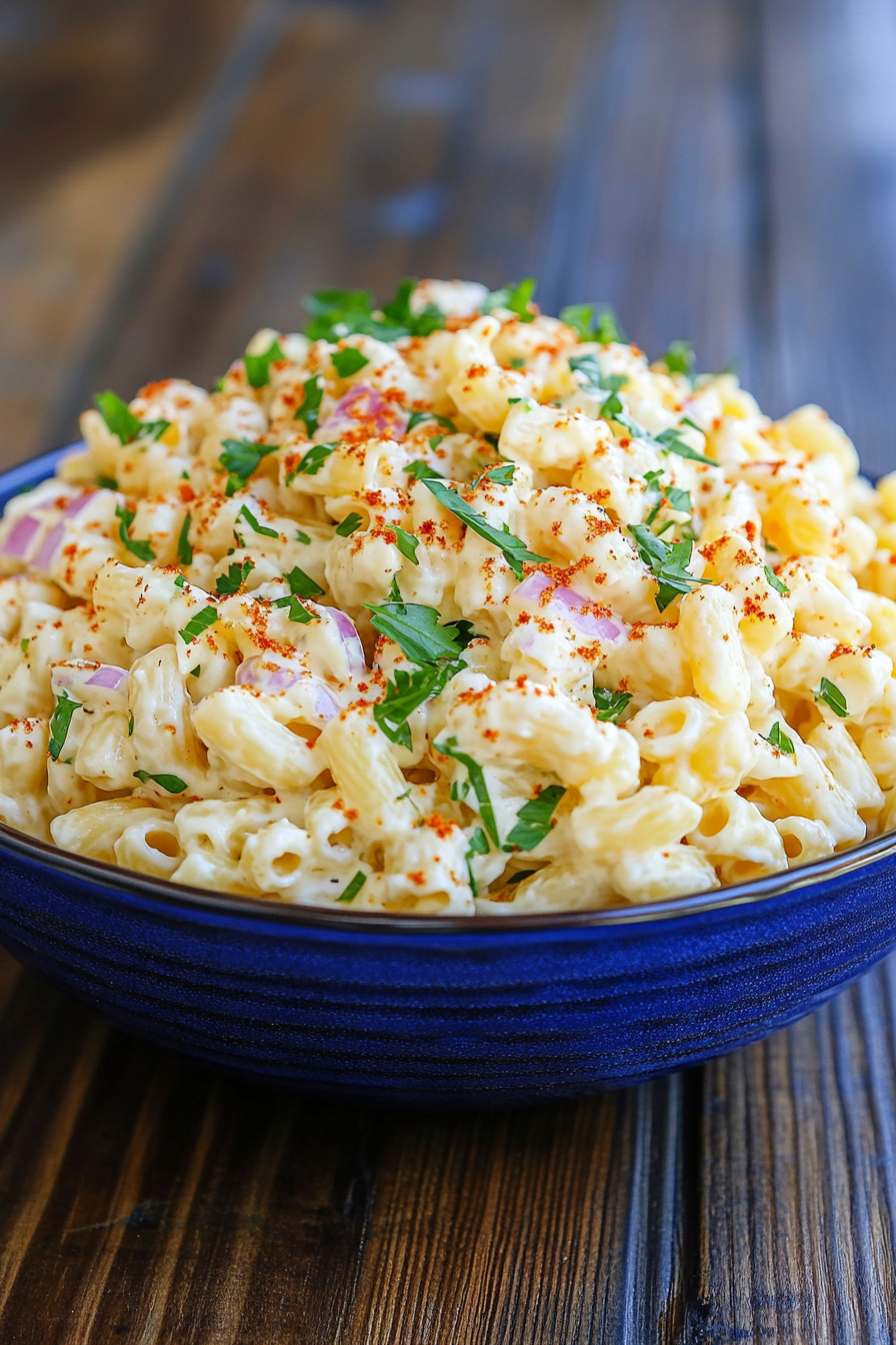 deviled egg pasta salad
