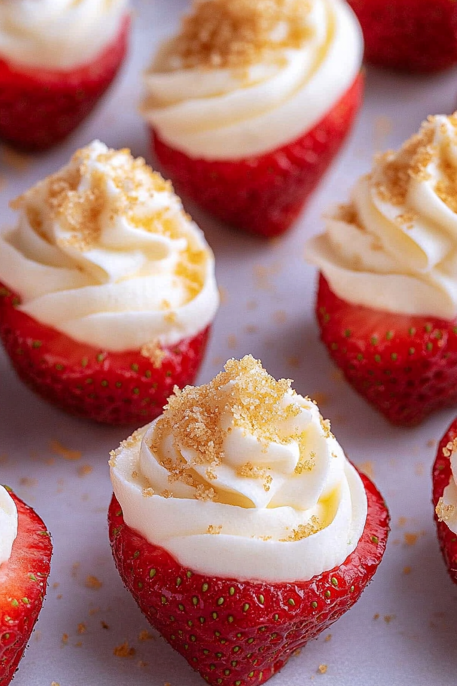 deviled strawberries