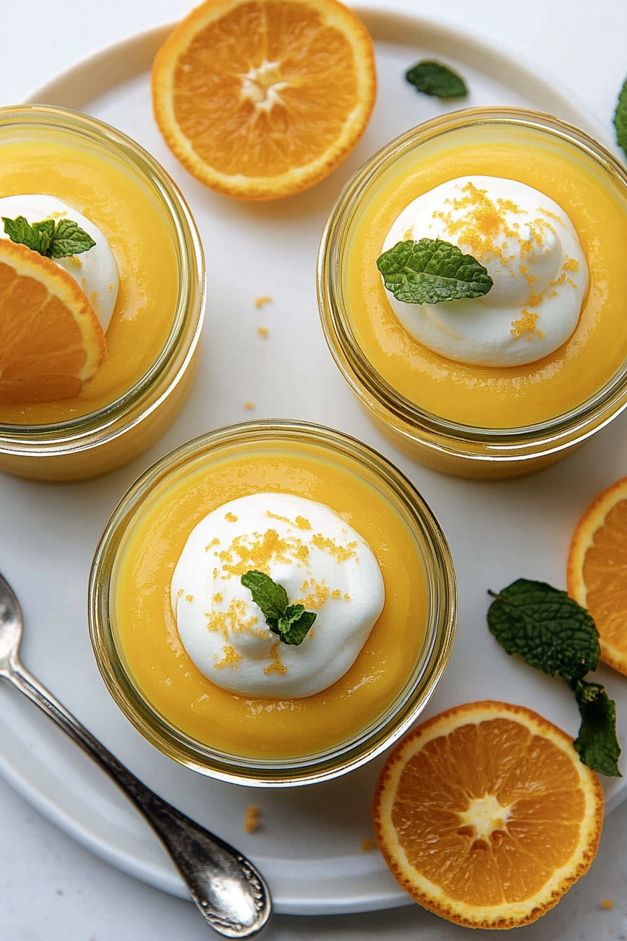 orange custard